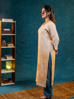 Nakhrili Long Shaded Kurta Orange