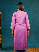 Nakhrili Long Shaded Kurta Purple