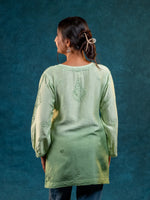 Nakhrili Short Shaded kurta Muted Green