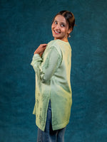 Nakhrili Short Shaded kurta Muted Green