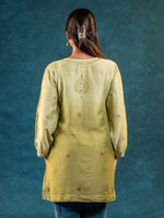Nakhrili Short Shaded Kurta Olive