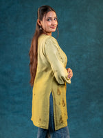 Nakhrili Short Shaded Kurta Olive